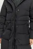 Close-up of a black puffer jacket. Produktbild-Vorschau