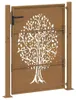 vidaXL Gartentor 100x150 cm Cortenstahl Baumdesign Produktbild-Vorschau 5