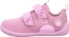 Side view of a pink child's shoe with two velcro straps. Produktbild-Vorschau