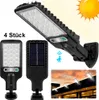 Lot de 4 lampes solaires à LED avec détecteur de mouvement, Voir les images du produit 1