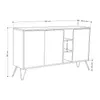Skye Decor, Clara Console - Oak, Anthracite, meubles de Voir les images du produit 4