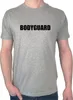 Huuraa Herren T-Shirt Bodyguard Schriftzug S Sport Grey Bio Produktbild-Vorschau 1