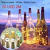 120 LEDs Flaschenlicht 2M Lichterkette Kupferdraht Produktbild-Vorschau 1