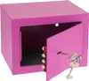 Möbeltresor mit einem Doppelbartschloss von HMF mit 23 cm Breite in Pink Produktbild-Vorschau