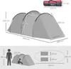 SUGIFT Campingzelt 2-3 Personen Wurfzelt, Tunnelzelt Produktbild-Vorschau 5