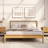 Doppelbett APOANA aus Massivholz 180x200 cm, Eiche Finish – Produktbild-Vorschau 1