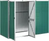 vidaXL Zahradní přístřešek zelený 225x89x161 cm Pozinkovaná Náhled obrázku produktu 3
