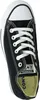 A top-down view of a black Converse All Star sneaker. Voir les images du produit