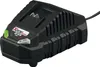 A black battery charger for a power tool. Produktbild-Vorschau