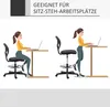 Kreslící židle Vinsetto, ergonomická otočná židle, Náhled obrázku produktu 5