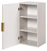 Badezimmer-Hängeschrank Halbhochschrank, Kaschmir, Griffe Produktbild-Vorschau 4