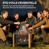 Outsunny 2-in-1 Feuerschale Ø75 x 58 cm Feuerstelle mit Produktbild-Vorschau 8