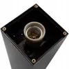 Close-up view of the inside of a black outdoor light fixture, showing the E27 socket. Anteprima dell’immagine prodotto
