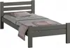 Bett 90x200, Bettrahmen, Holzbett mit Lattenrost | Massives Produktbild-Vorschau 1