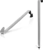 Two silver over-the-door hooks are displayed against a white background. Produktbild-Vorschau