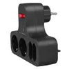 Splitter 4 Steckdosen Schuko Trennschalter Maclean Produktbild-Vorschau 3