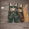 Pantaloni corti in pelle tradizionali da uomo PAULGOS - HK5 Anteprima dell’immagine prodotto 8