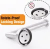 HITSLAM Edelstahl Toilettenpapierhalter – Gebürstet, Ideal Produktbild-Vorschau 5