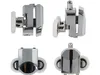 Four different views of shower door rollers against a white background. Anteprima dell’immagine prodotto