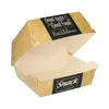 Papstar Burger Boxen, Pappe "pure" 12,5 x 12,5 cm "Good Produktbild-Vorschau 2