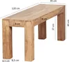 FineBuy Esszimmer Sitzbank 120 cm Massiv-Holz Akazie Produktbild-Vorschau 6