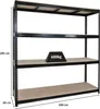 Profi Schwerlastregal BISON | HxBxT 200x200x60cm | 4 Produktbild-Vorschau 3