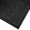 A close-up, angled view of a dark gray doormat with a black rubber border. Podgląd zdjęcia produktu