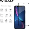 A product image for a tempered glass screen protector, showing the product and its features with icons. Produktbild-Vorschau