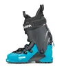 Skischuh "4-Quattro XT" von Scarpa in Schwarz und Türkis mit mehreren Schnallen. Náhled obrázku produktu