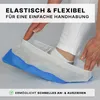 50x Schuhüberzieher Einweg Blau/Weiß, Überziehschuhe mit Produktbild-Vorschau 4