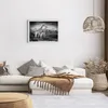 Gerahmtes Poster - Weißer Rahmen - Giraffen Schwarzweiß Produktbild-Vorschau 7