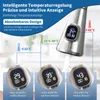 Küchenarmatur mit Temperaturanzeige mit 2 Strahlarten,360° Produktbild-Vorschau 3