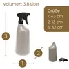 Sprühflasche Pflanzen Pflanzensprüher Sprühflasche leer 1L Produktbild-Vorschau 3