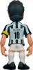 The back view of a small figurine of a soccer player. Podgląd zdjęcia produktu