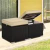 Yaheetech 2er Set Rattan Hocker Gartenhocker mit Produktbild-Vorschau 8
