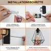 Wandleuchte im Industrial Design, Retro Wandlampe aus Produktbild-Vorschau 8