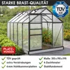 BRAST Gewächshaus Aluminium mit Fundament | 310x190x195cm | Produktbild-Vorschau 8