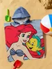 Disney Arielle - Badeponcho für Mädchen Handtuch Kinder Produktbild-Vorschau 2