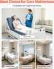 A collage of images showing a care mattress in different settings: home care, hospital ward, nursing home, and rehabilitation center. Anteprima dell’immagine prodotto