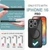 Étui magnétique NALIA pour iPhone 16 Pro – Transparent mat Voir les images du produit 4