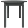 vidaXL Couchtisch Grau 110x55x45 cm Massivholz Kiefer Produktbild-Vorschau 7
