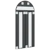 The back of a black arched mirror with white stripes and mounting points. Anteprima dell’immagine prodotto