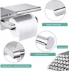 Toilettenpapierhalter Ohne Bohren mit Ablage,Selbstklebende Produktbild-Vorschau 4