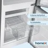 homeX Kühlschrank mit Gefrierfach | Kühl-Gefrierkombination Produktbild-Vorschau 6