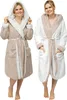 CalmyLIFE Bademantel Damen flauschig Morgenmantel - mit Produktbild-Vorschau 1