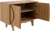 Zuiver Groove Sideboard mit 2 Türen aus Eichenholz Braun Produktbild-Vorschau 3