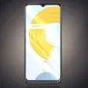 A smartphone screen displaying a yellow curved shape and the text "Dare to Leap." Produktbild-Vorschau