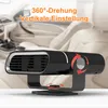 Tragbare 12V-Autoheizung 360° drehbar – 2-in-1 Heizen & Produktbild-Vorschau 4