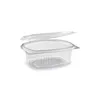 50 Feinkostbecher oval klar mit Deckel 500 ml PET Produktbild-Vorschau 1