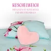 Herzkissen in Vier Farben – Weiches Plüsch-Dekokissen aus Produktbild-Vorschau 4